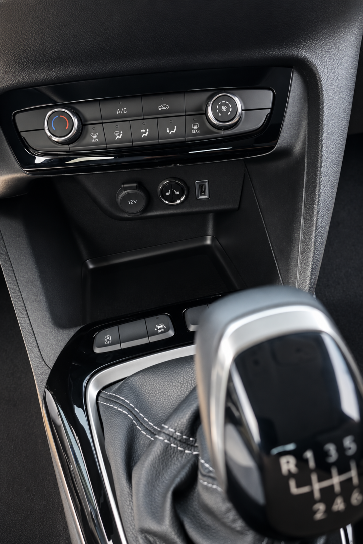 Sitzheizungsset Opel Corsa F ab Modelljahr 2019 mit rundem, beleuchteten Doppel-Taster